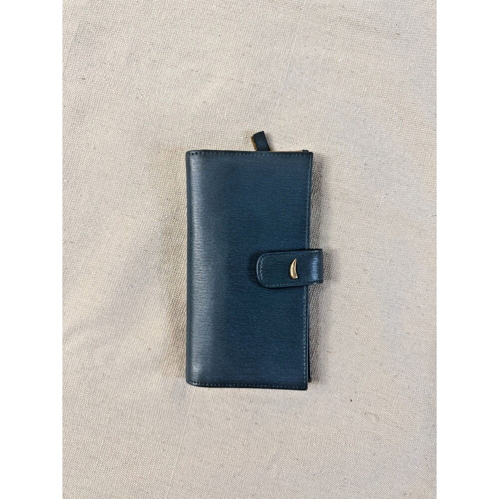 Tusk Genuine Leather Bifold Snap Wallet Zip Pocket Credit Card Organizer